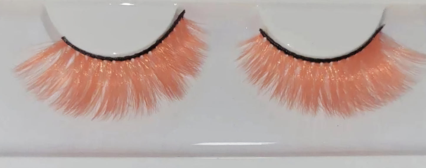 Orange cream lashes